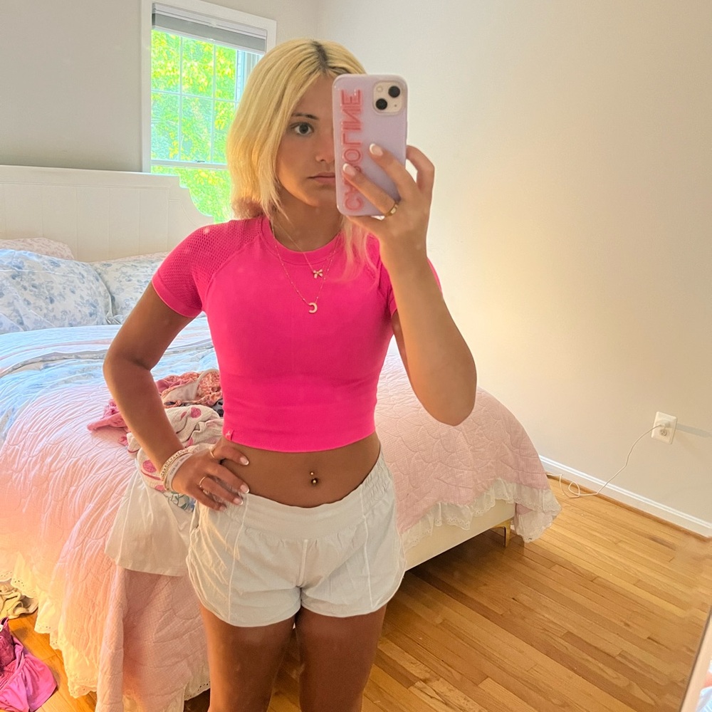 Vibrant Pink Workout Top